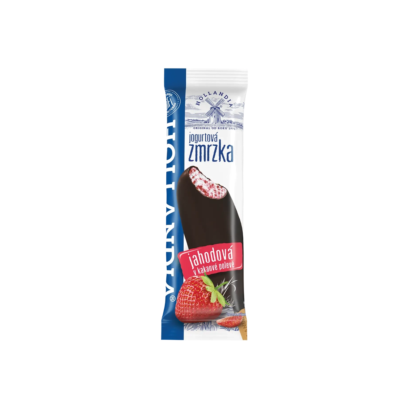 ZMRZKA V KAKAOVÉ POLEVĚ, JAHODA